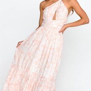 Elegant One-Shoulder Maxi Dress